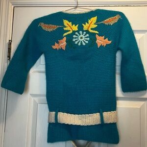 Custo Barcelona Embroidered Angora Sweater